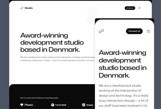 Studio preview