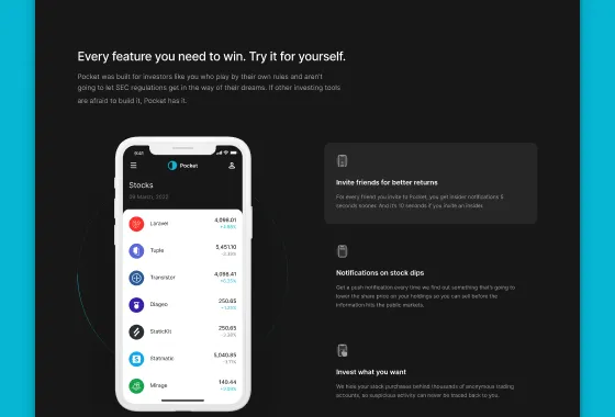 Pocket preview