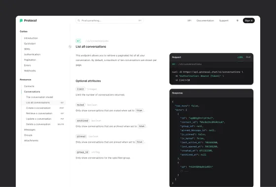 Protocol preview