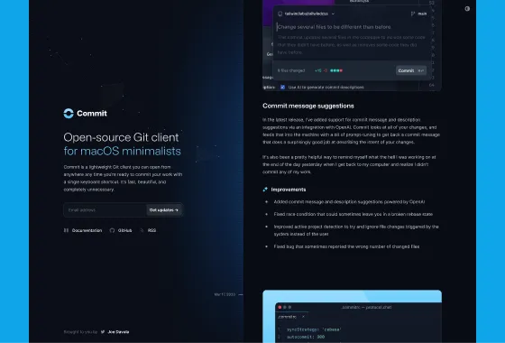 Commit preview