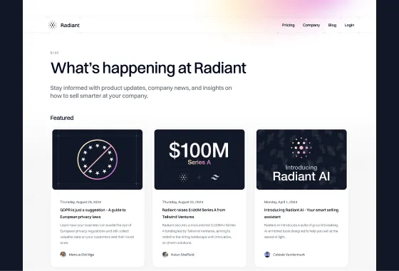 Radiant preview
