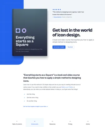 Salient template preview